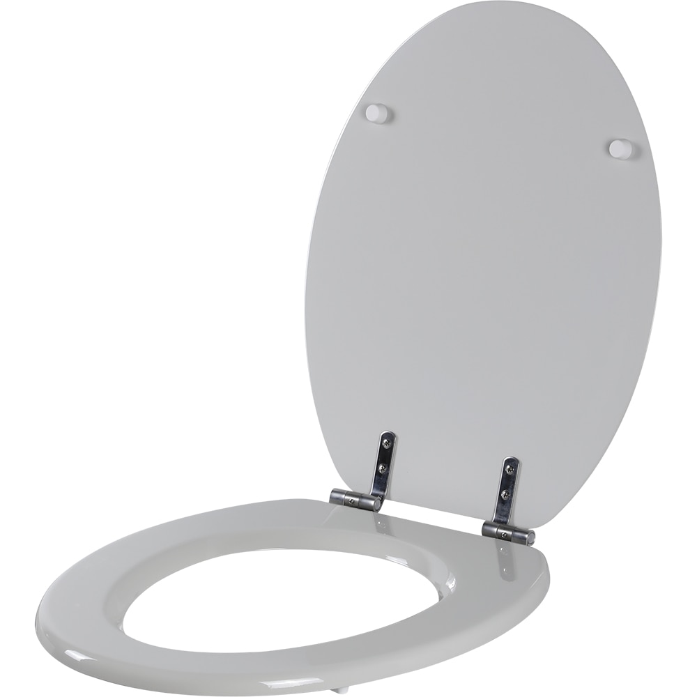 Capac WC GOODHOME Palmi MD382BX04, inchidere lenta, duroplast, alb