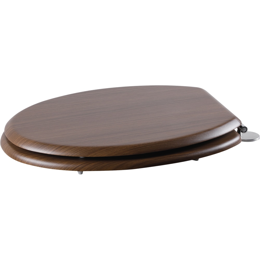 Capac WC GOODHOME Palmi MD382BX06, inchidere lenta, duroplast, maro