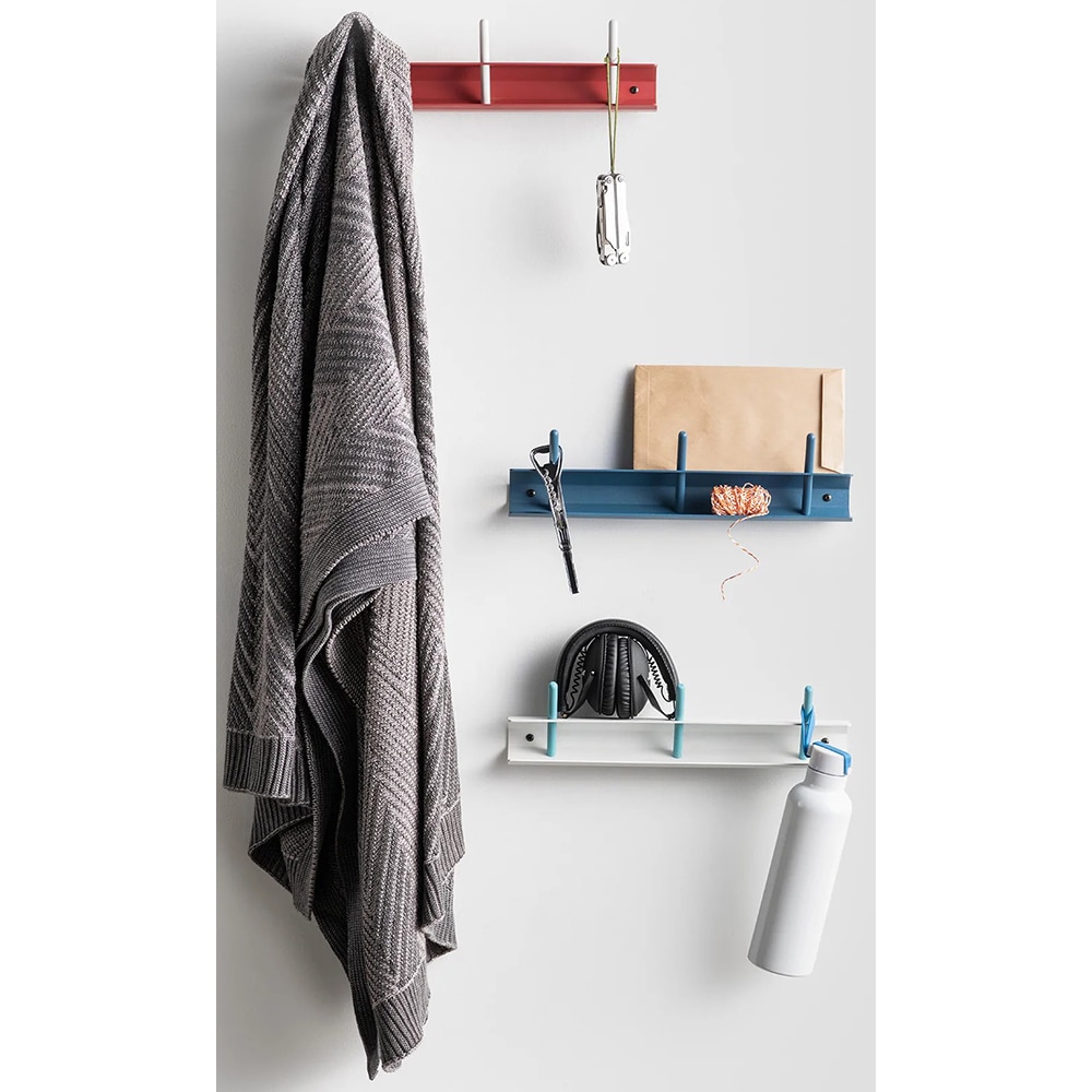 Cuier perete Jaw, 38 cm, alb