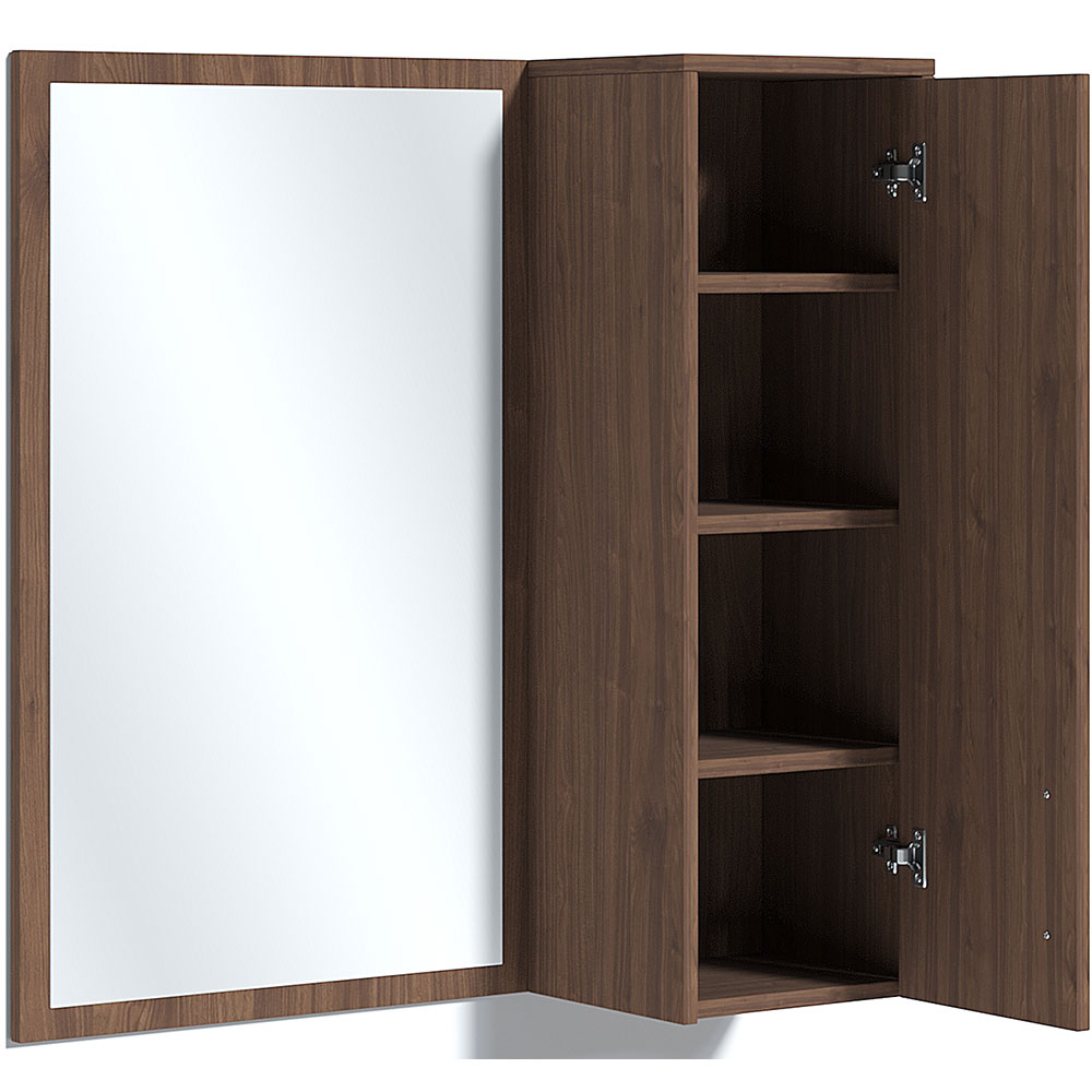 Dulap suspendat Toronto Modul No6, 60 x 28.5 x 94.4 cm, 1 usa, maro