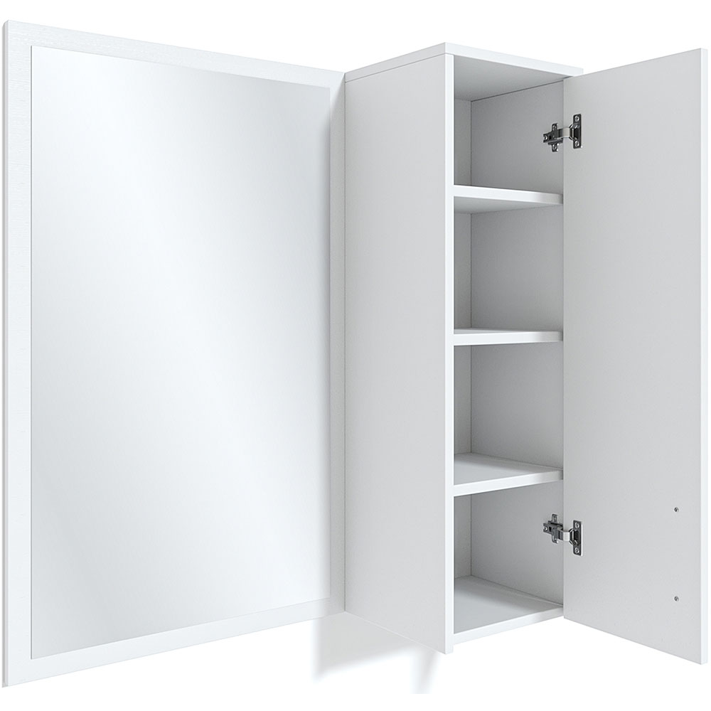 Dulap suspendat Toronto Modul No6, 90 x 28.5 x 94.4 cm, 1 usa, alb