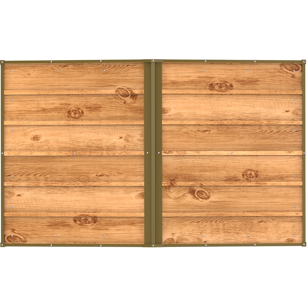 Casuta gradina DURAMAX Top 6X4, otel, 201.4 x 123 x 199.4 cm, maro