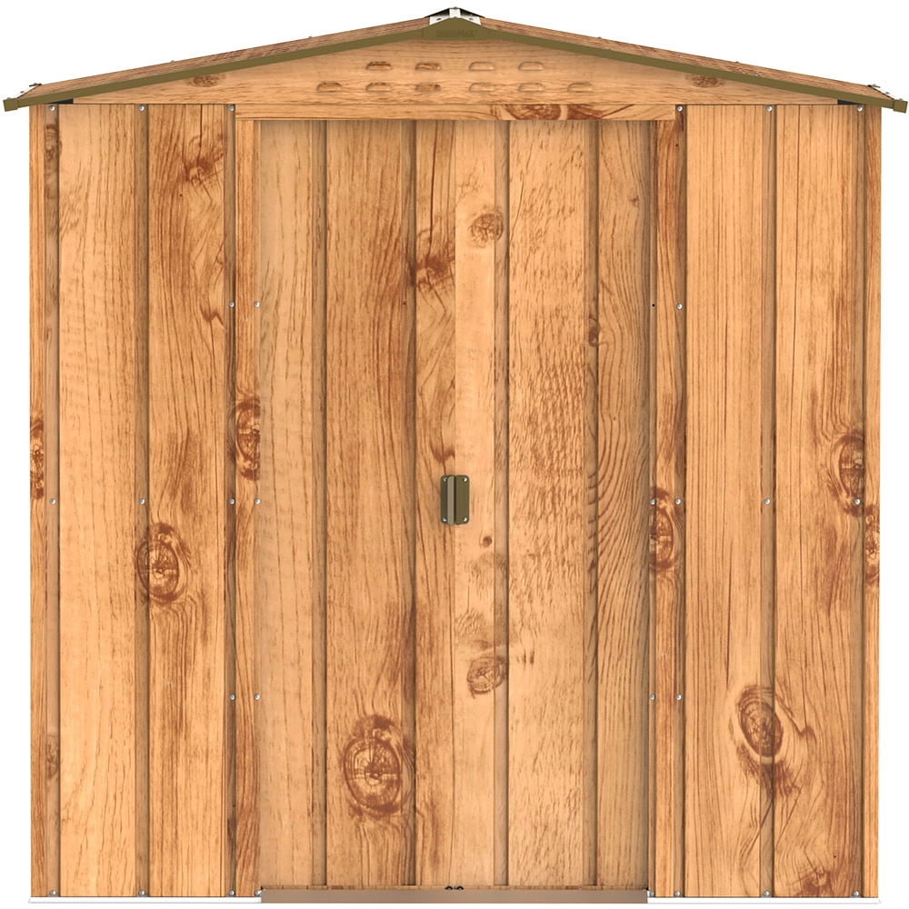 Casuta gradina DURAMAX Top 6X4, otel, 201.4 x 123 x 199.4 cm, maro