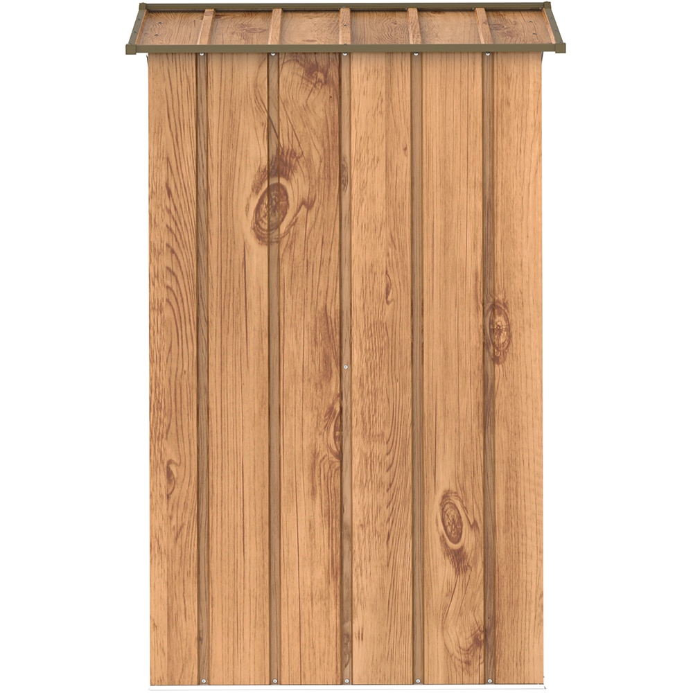 Casuta gradina DURAMAX Top 6X4, otel, 201.4 x 123 x 199.4 cm, maro