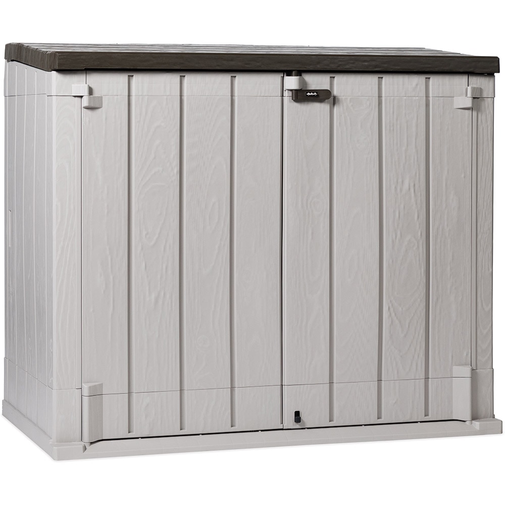 Lada depozitare gradina TOOMAX Stora Way Plus XL, polipropilena, 145 x 85 x 124.5 cm, gri