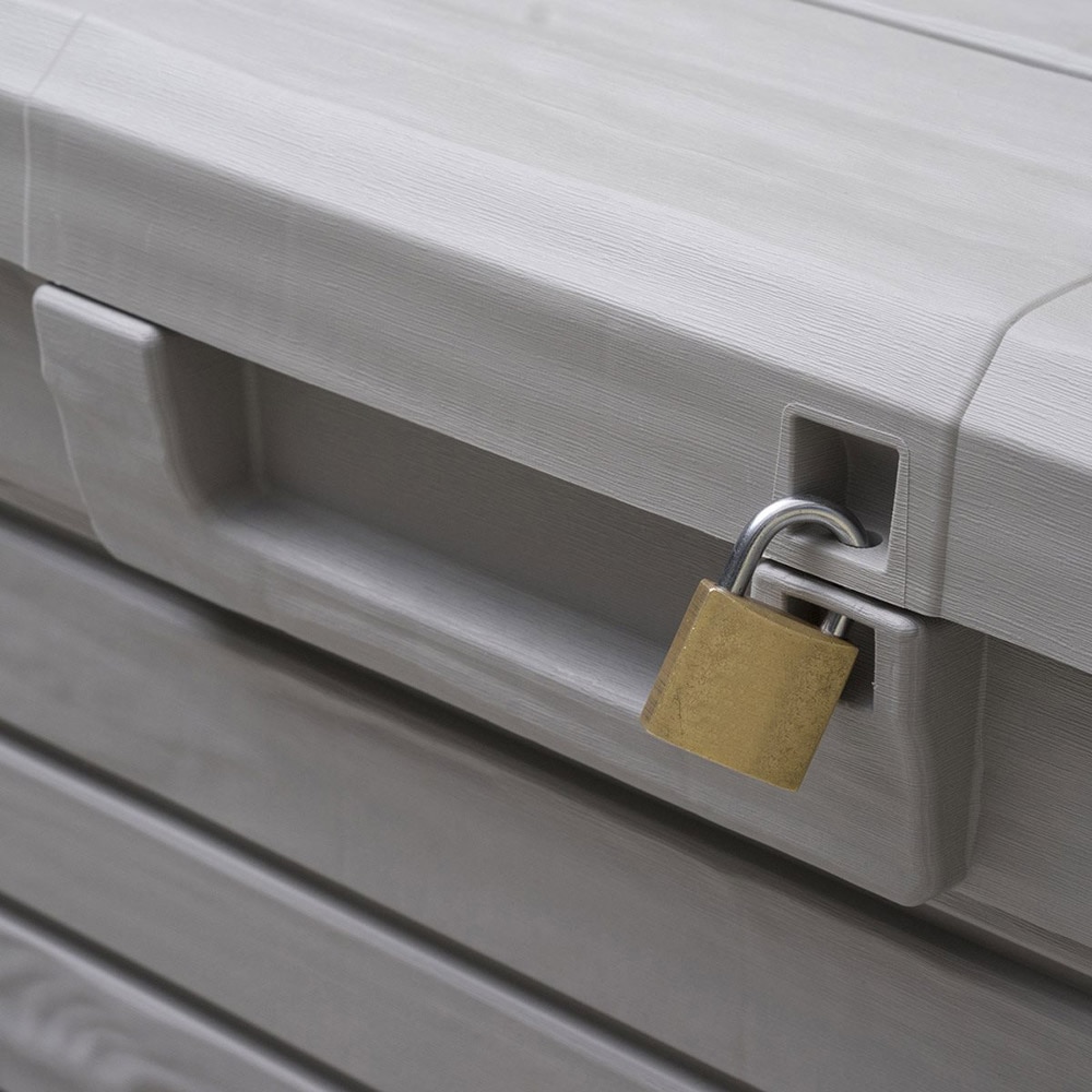 Lada depozitare gradina TOOMAX Florida, polipropilena, 73 x 50.5 x 46.5 cm, gri