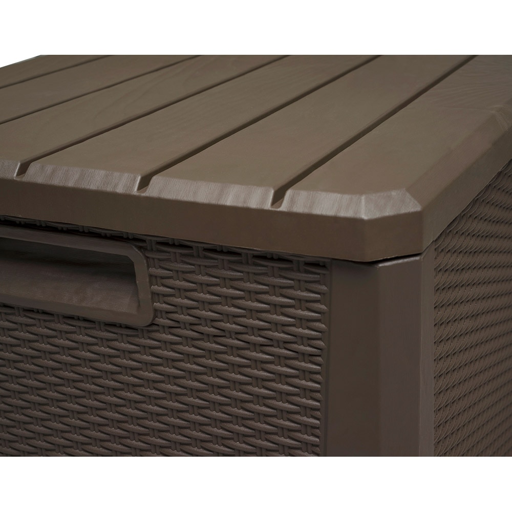Lada depozitare gradina TOOMAX Nevada, polipropilena, 148 x 72 x 60 cm, maro