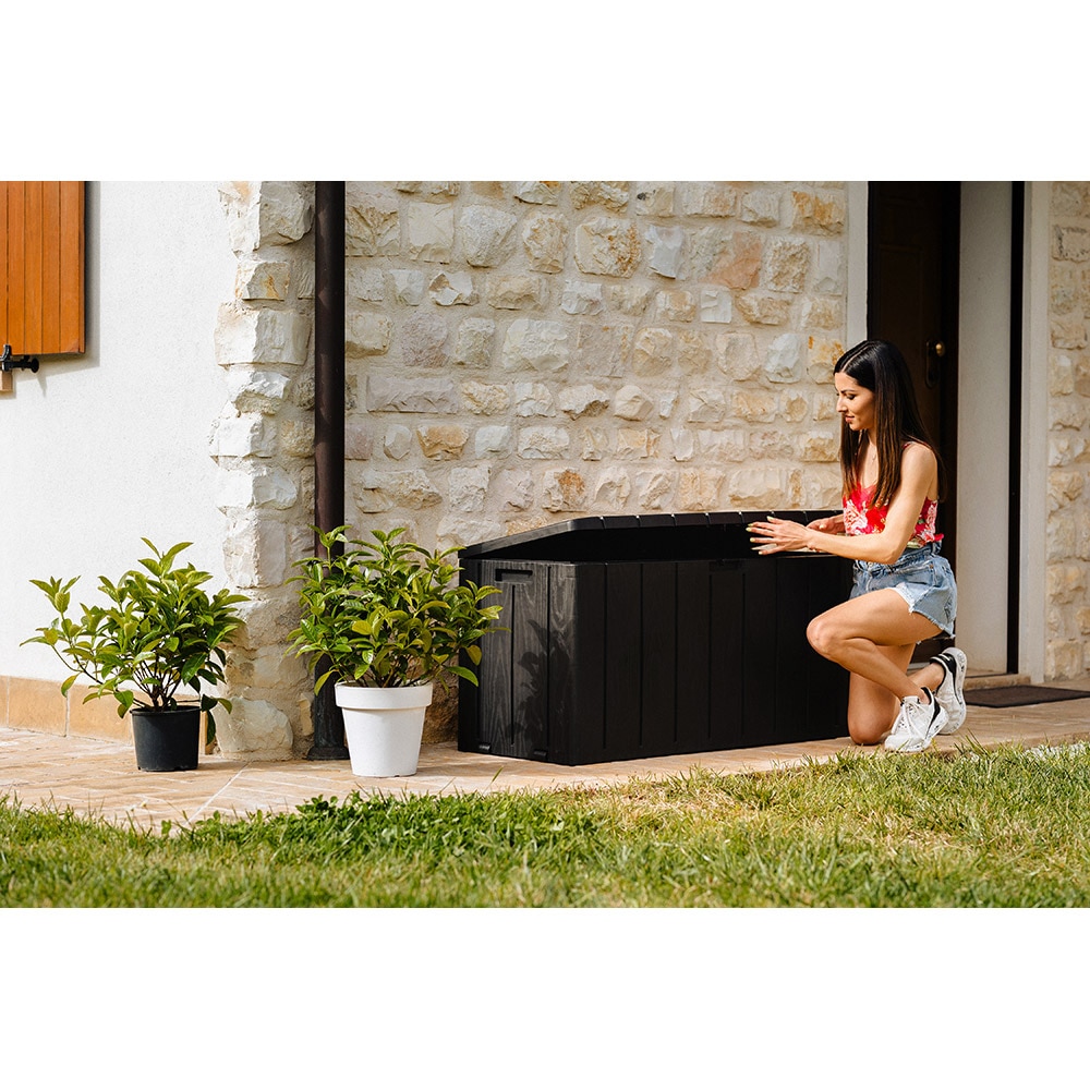 Lada depozitare gradina TOOMAX Bravo, polipropilena, 117.5 x 45 x 56 cm, antracit