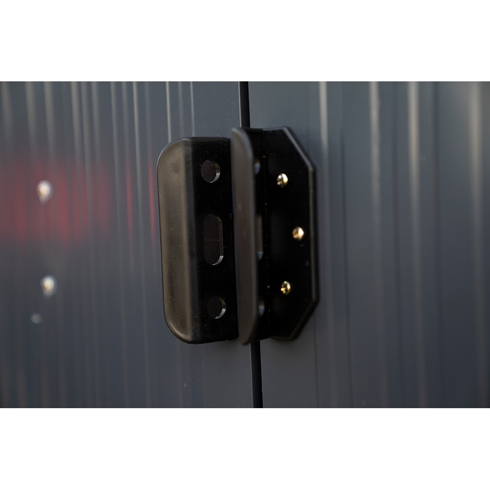 Casuta gradina PERGART Dresden II 86, metal, 174 x 236 x 206 cm, negru-gri