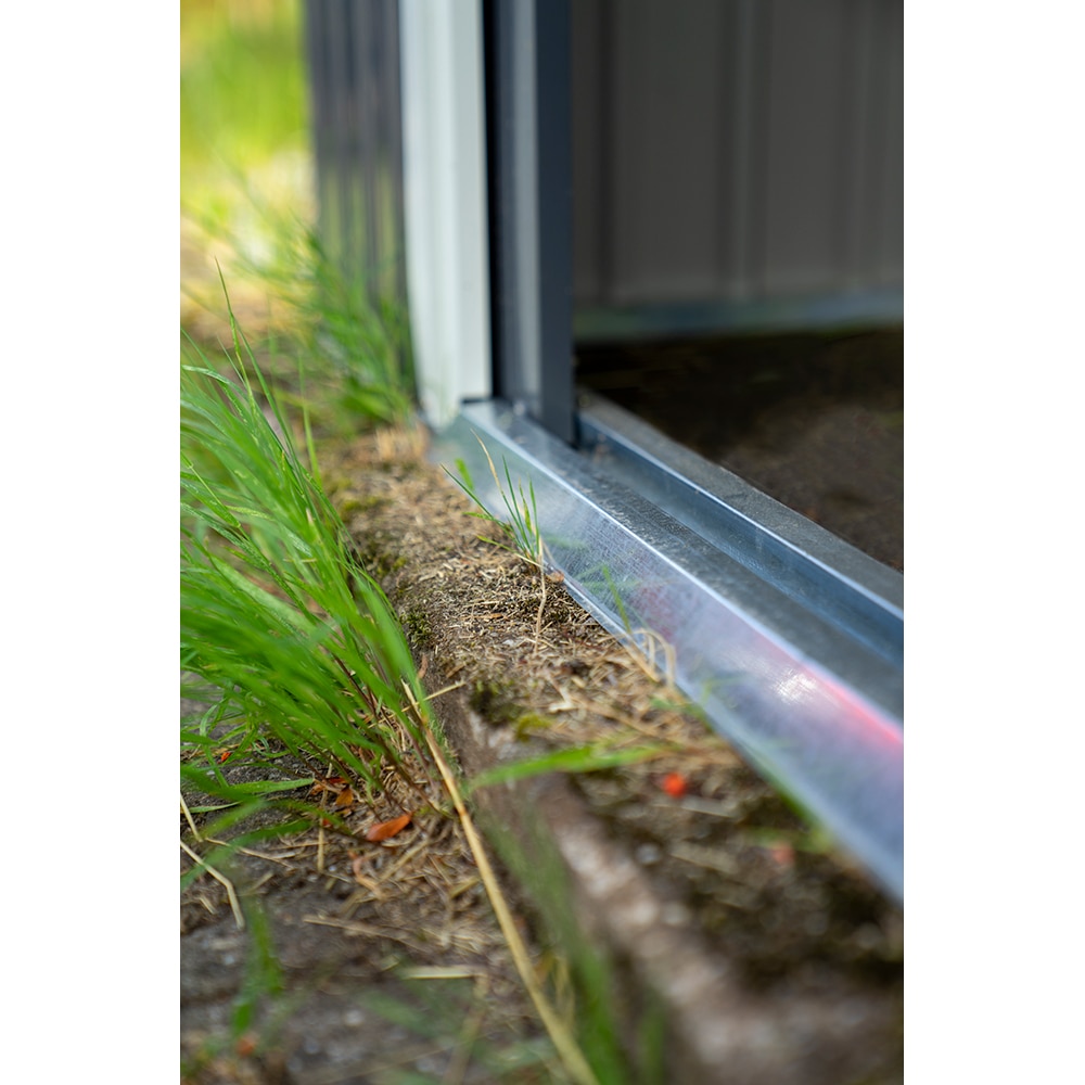 Casuta gradina PERGART Dresden II 86, metal, 174 x 236 x 206 cm, negru-gri