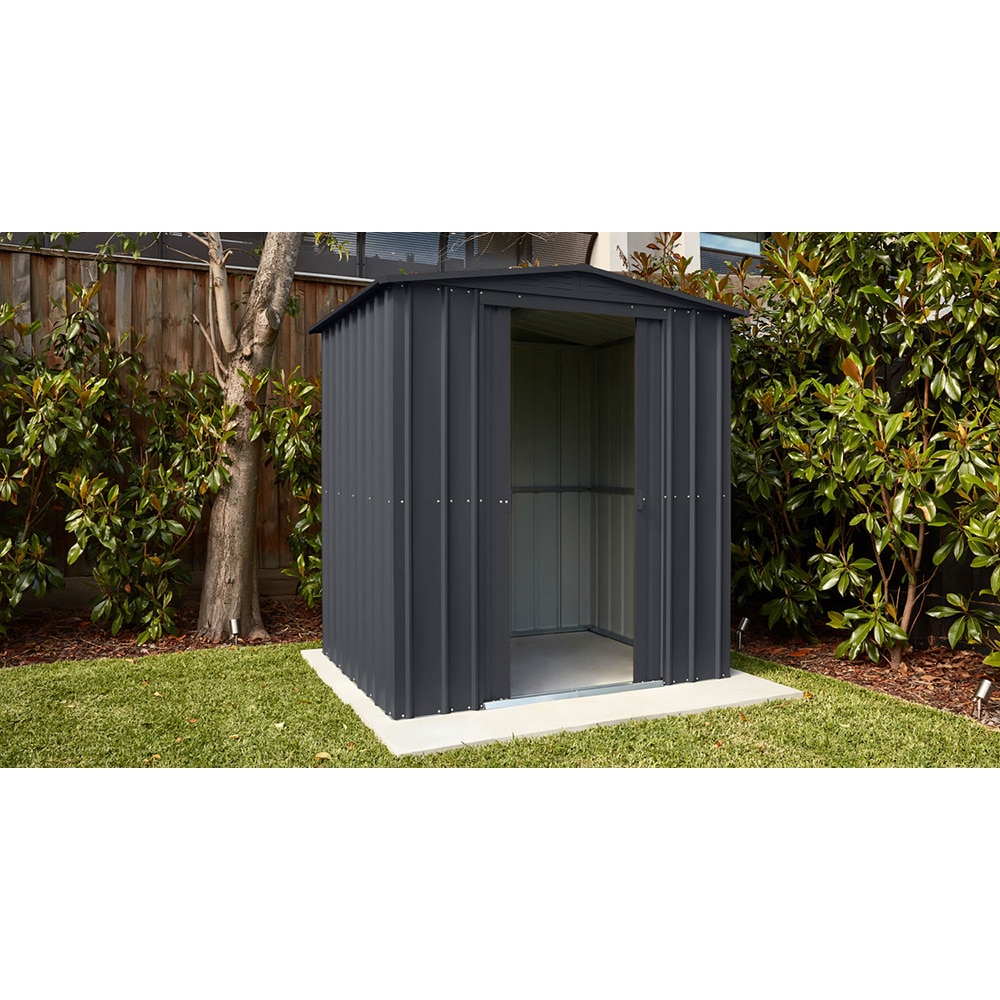 Casuta gradina GLOBEL Dream 6x5, metal, 184 x 154 x 193 cm, antracit