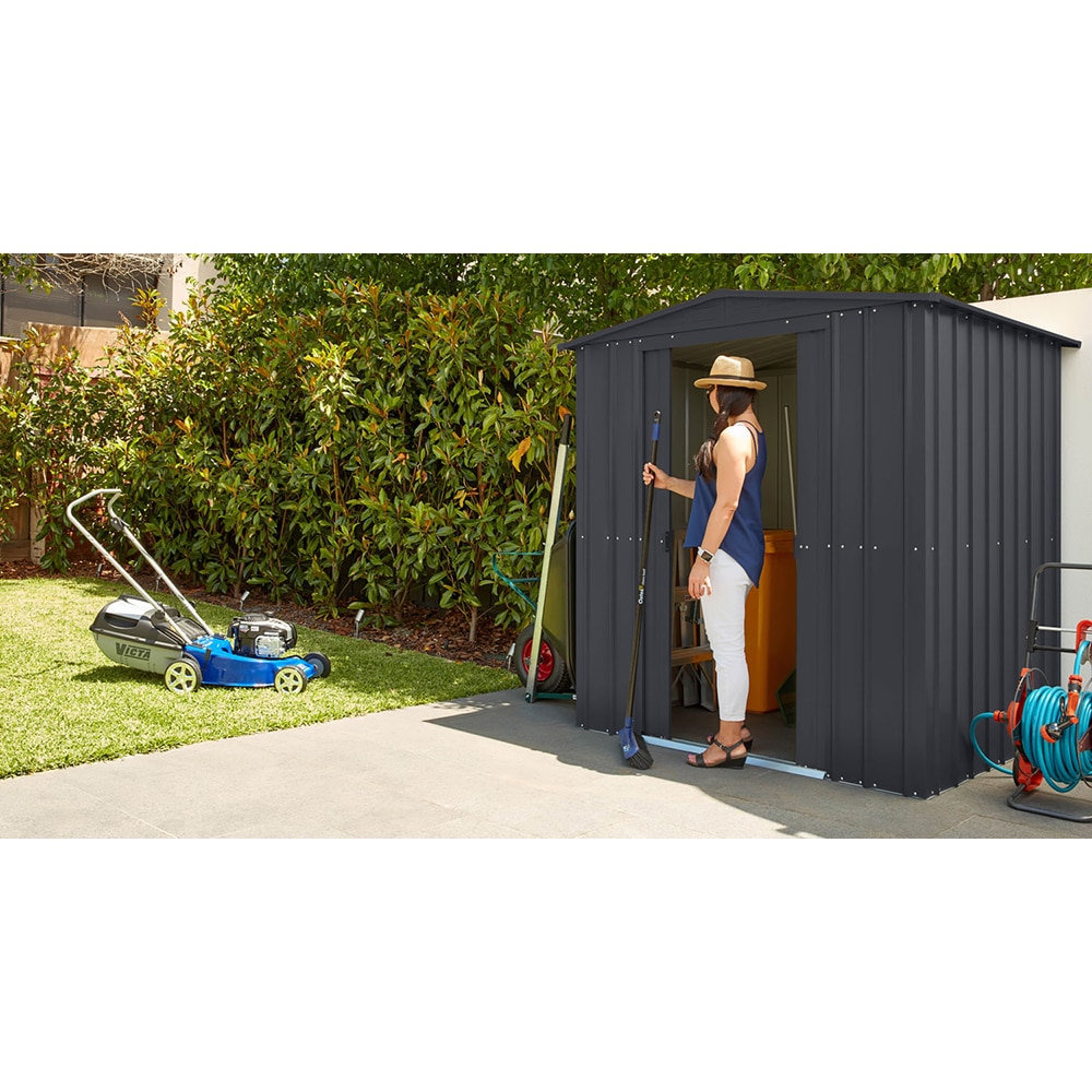 Casuta gradina GLOBEL Dream 6x5, metal, 184 x 154 x 193 cm, antracit