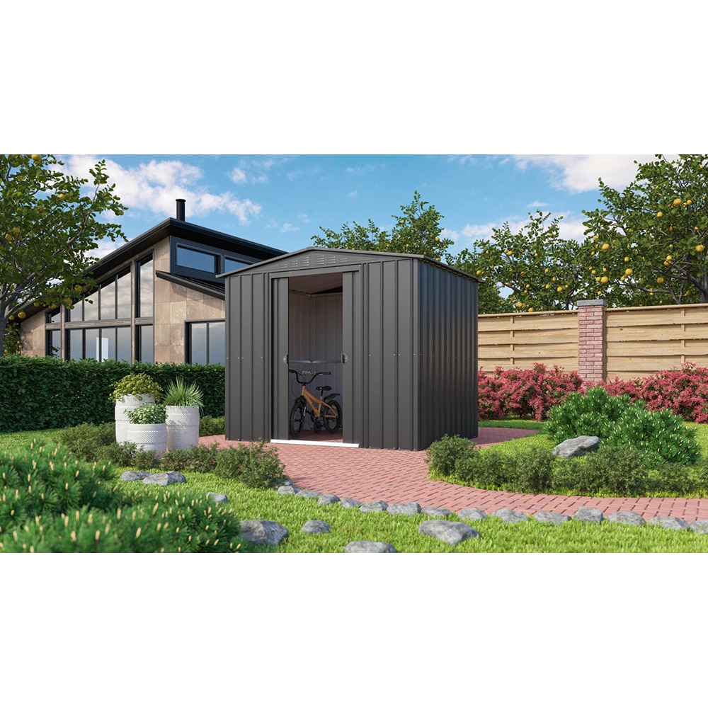 Casuta gradina GLOBEL Dream 8x6, metal, 245 x 185 x 198 cm, antracit