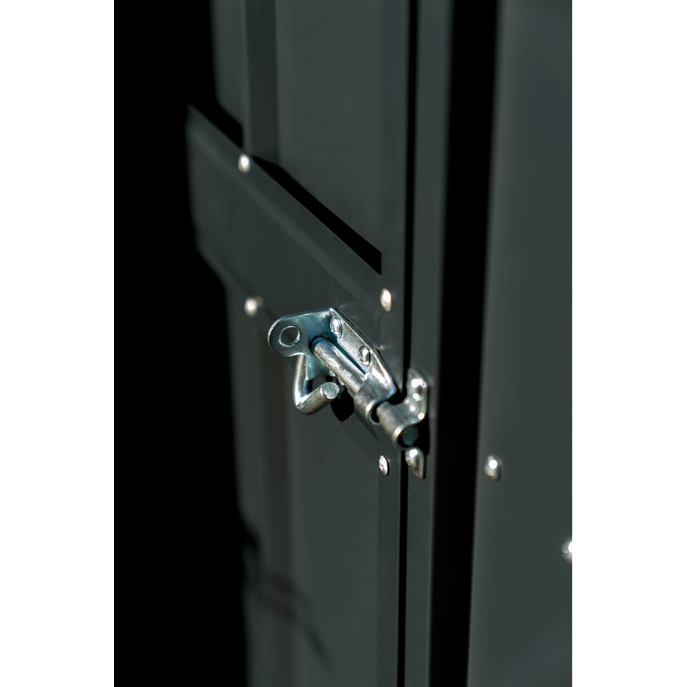 Casuta gradina GLOBEL Lean-On 5x6, metal, 155 x 180 x 203 cm, antracit