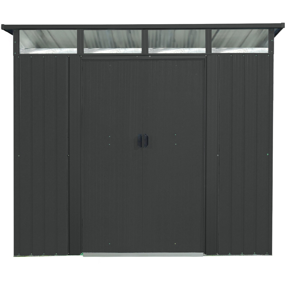 Casuta gradina PERGART Lubeck 86, metal, 194 x 238 x 203 cm, antracit