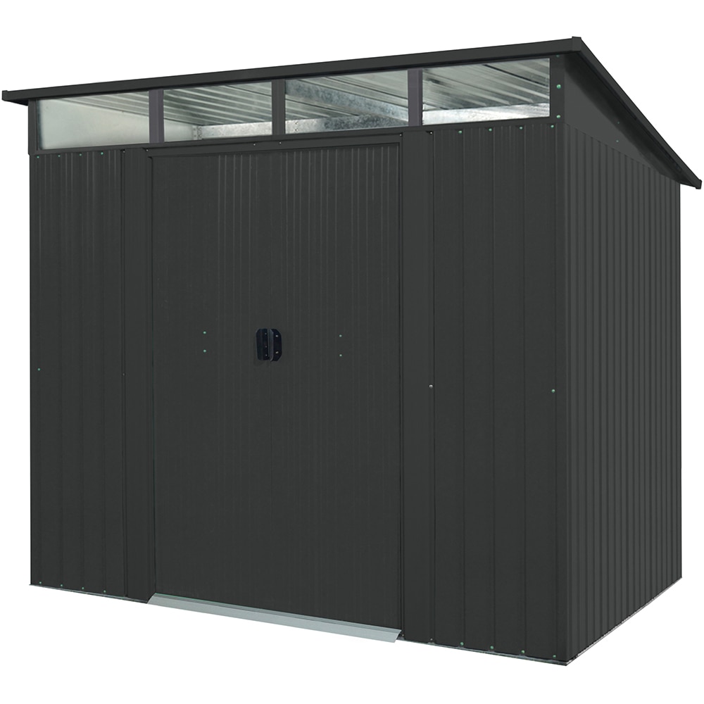 Casuta gradina PERGART Lubeck 86, metal, 194 x 238 x 203 cm, antracit