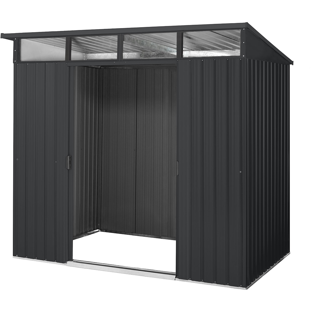 Casuta gradina PERGART Lubeck 86, metal, 194 x 238 x 203 cm, antracit