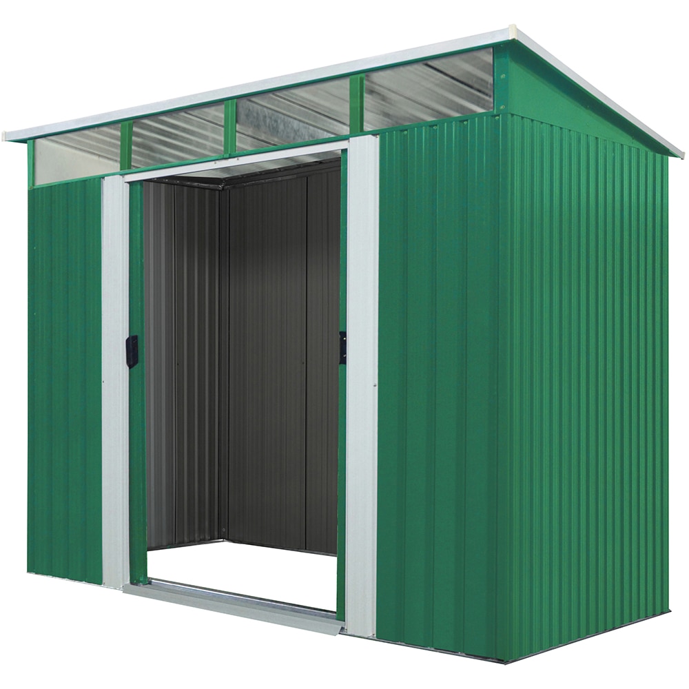 Casuta gradina PERGART Lubeck V 86, metal, 194 x 238 x 203 cm, verde