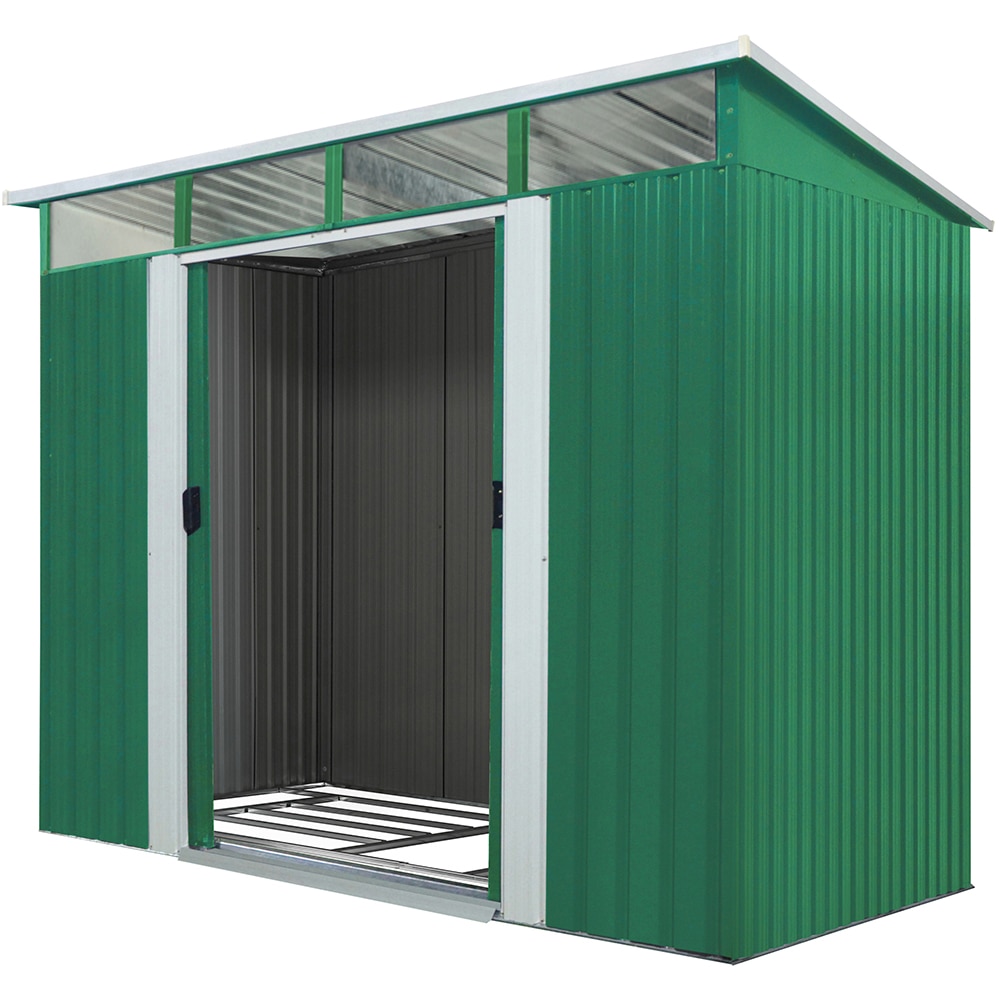 Casuta gradina PERGART Lubeck V 86, metal, 194 x 238 x 203 cm, verde