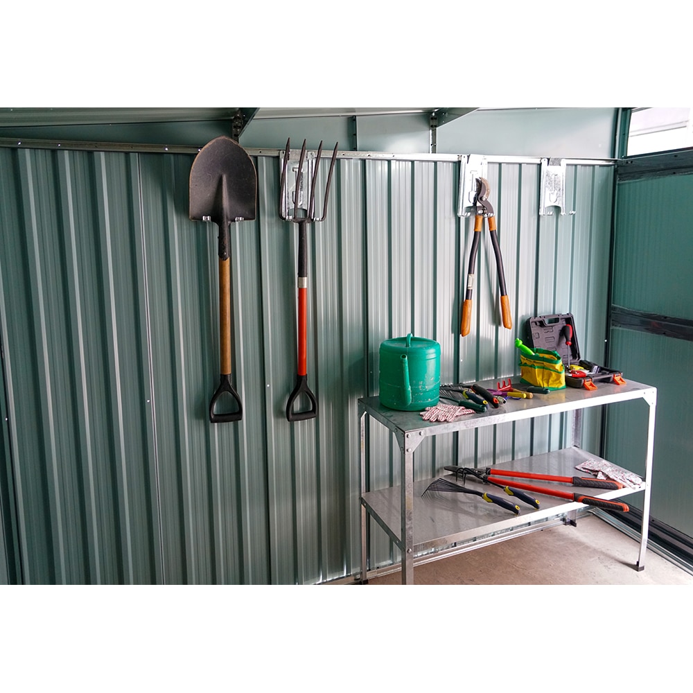 Casuta gradina PERGART Lubeck 89, metal, 278 x 238 x 203 cm, antracit