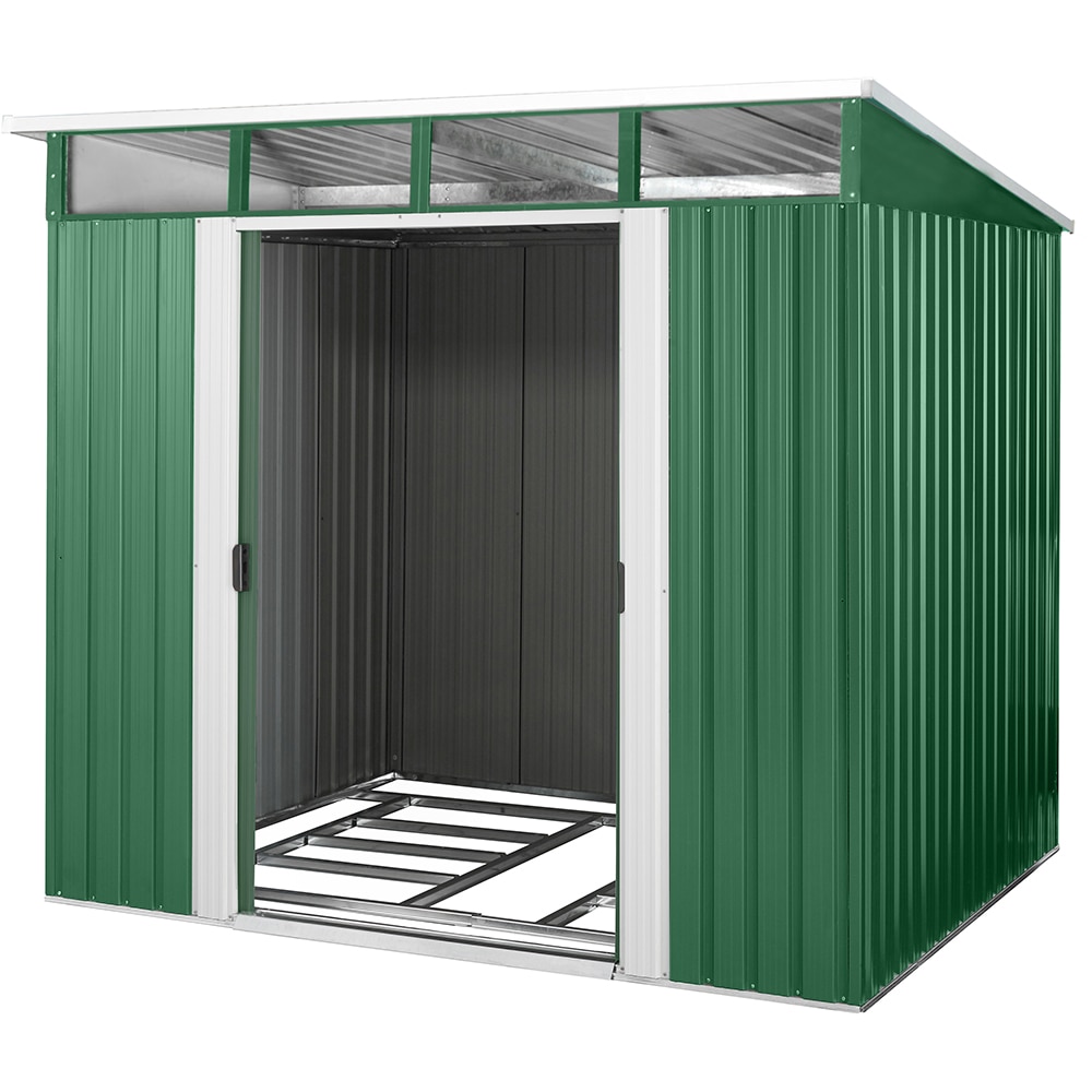 Casuta gradina PERGART Lubeck V 89, metal, 278 x 238 x 203 cm, verde
