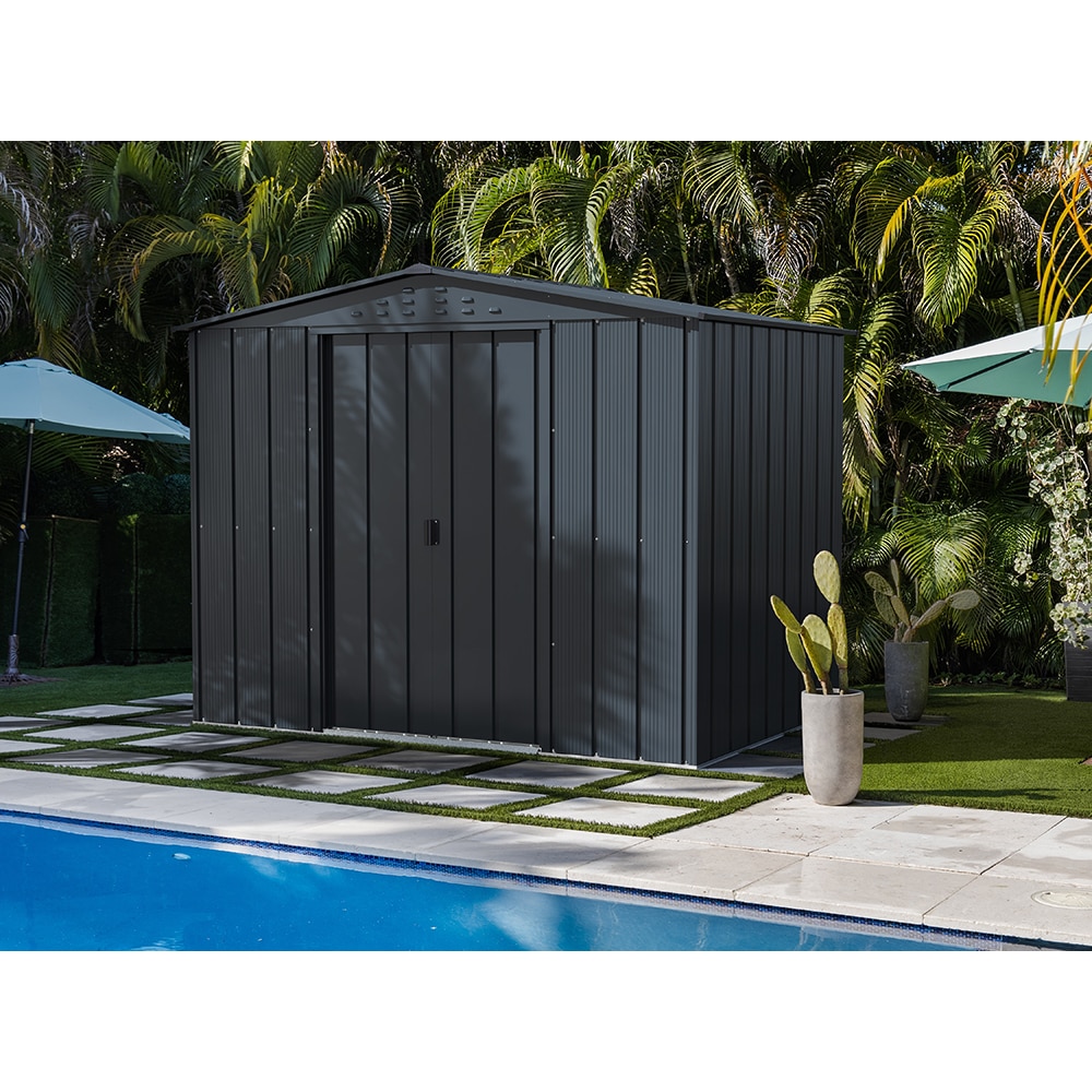 Casuta gradina DURAMAX Top 8X6, otel, 261.6 x 183 x 204.5 cm, antracit