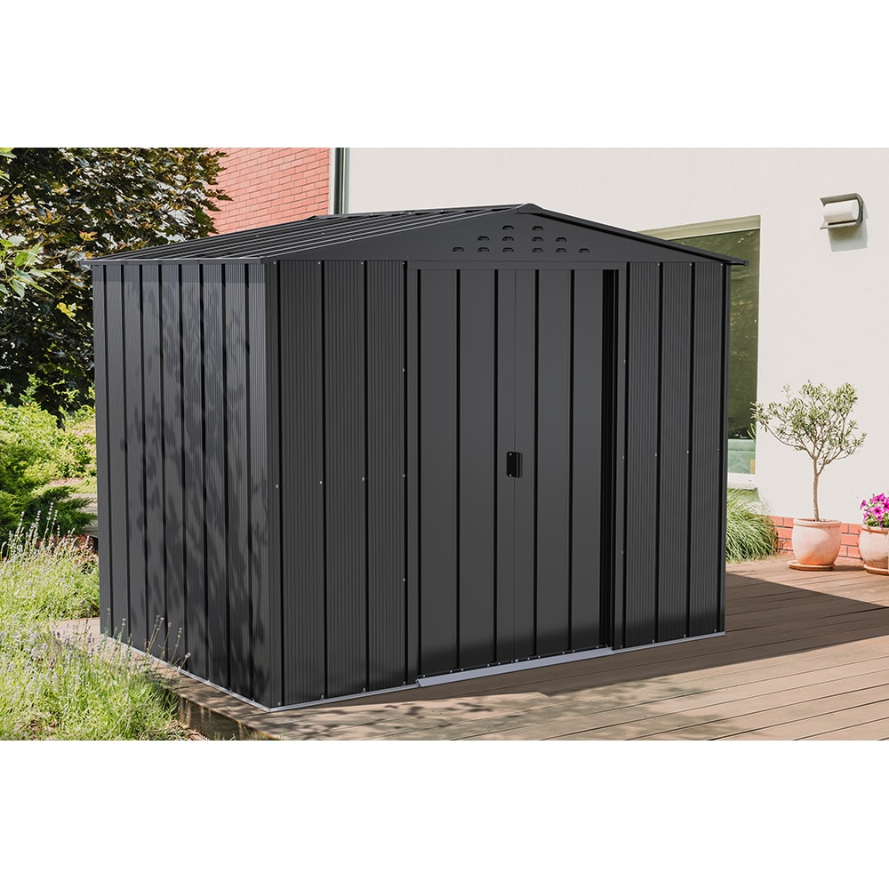 Casuta gradina DURAMAX Top 8X6, otel, 261.6 x 183 x 204.5 cm, antracit