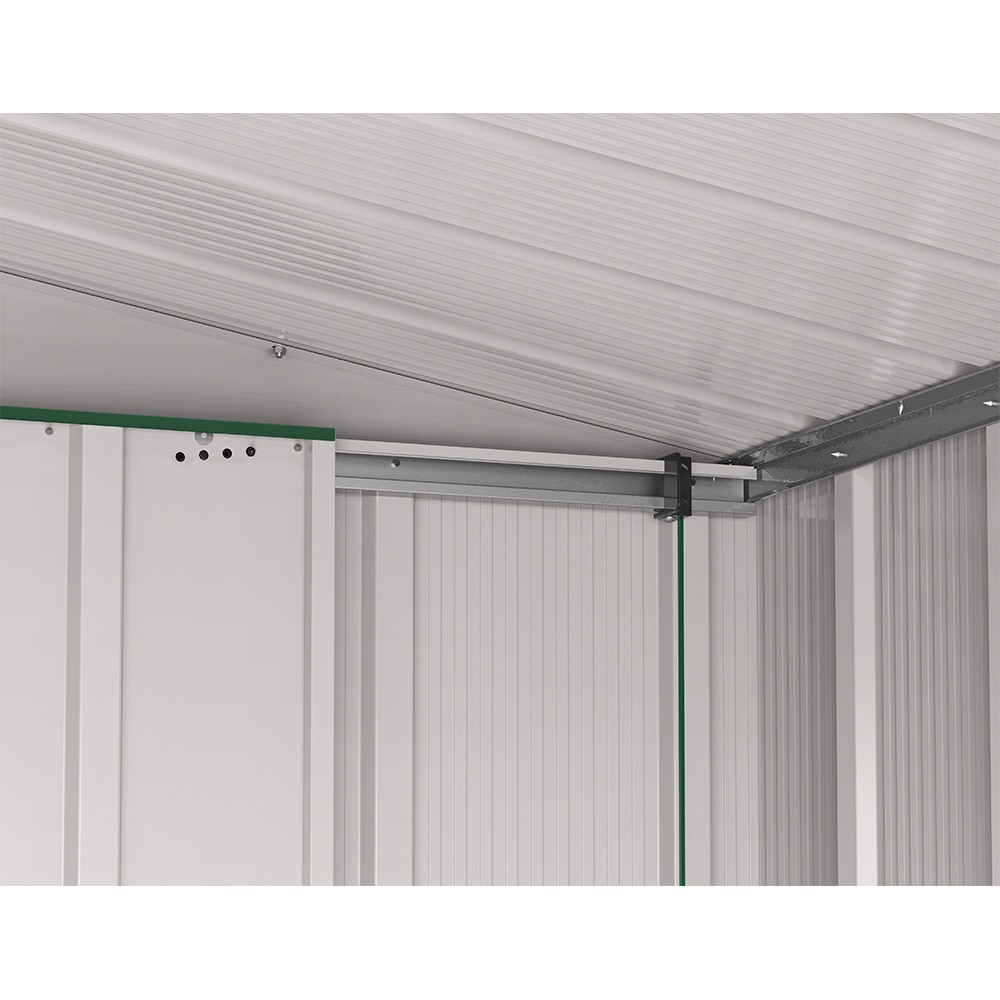 Casuta gradina DURAMAX Eco 8X6, otel, 262 x 182.2 x 191 cm, verde