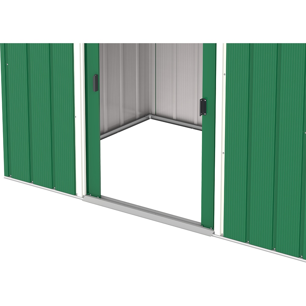 Casuta gradina DURAMAX Eco 8X6, otel, 262 x 182.2 x 191 cm, verde