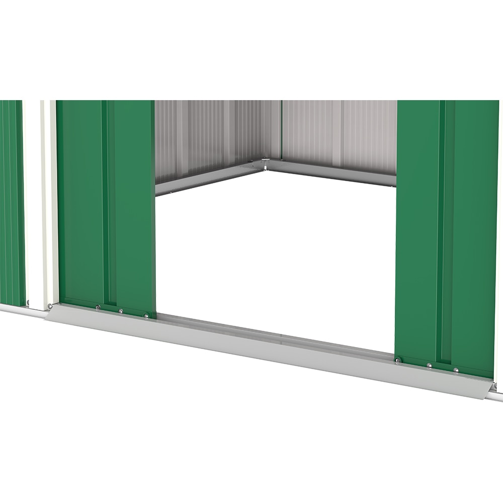 Casuta gradina DURAMAX Eco 8X6, otel, 262 x 182.2 x 191 cm, verde