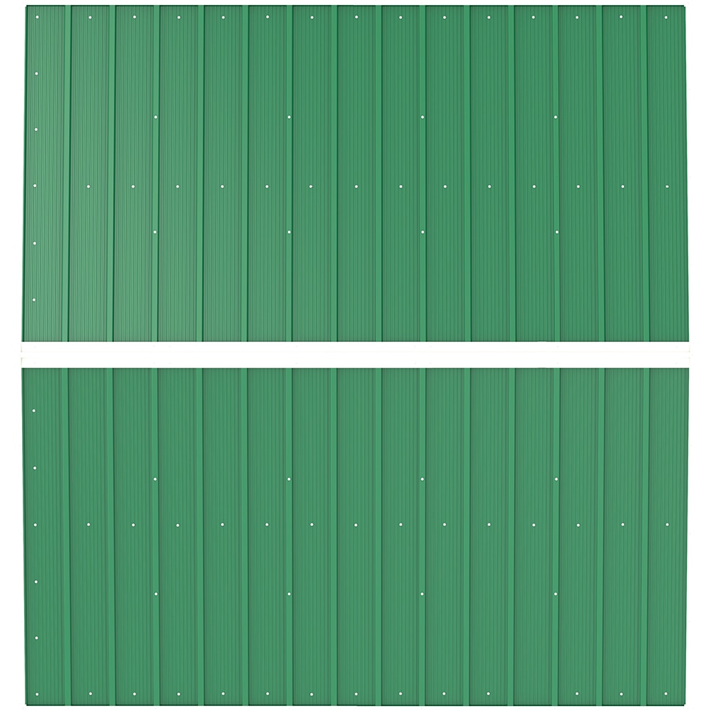 Casuta gradina DURAMAX Eco 10X10, otel, 322.1 x 302.3 x 196.1 cm, verde