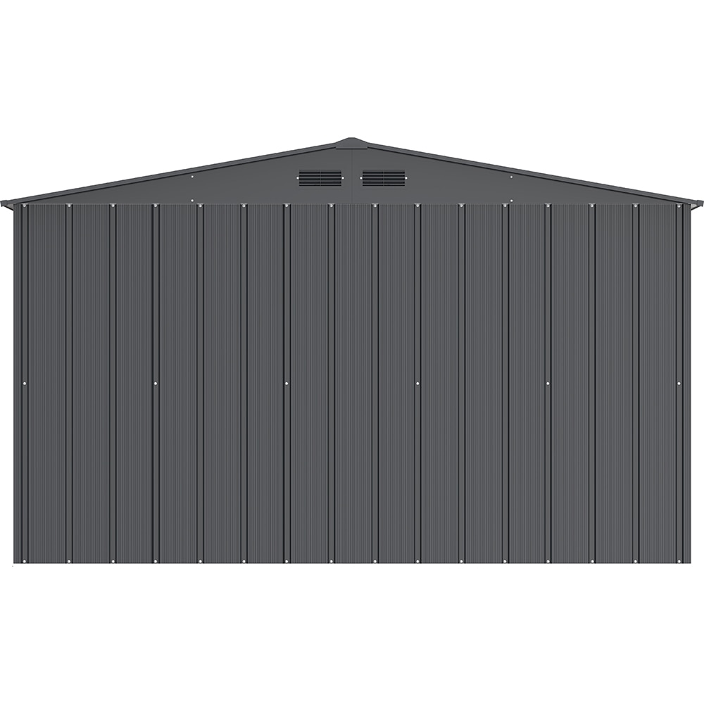 Casuta gradina DURAMAX Eco 10X12, otel, 322.1 x 362.7 x 196.1 cm, antracit