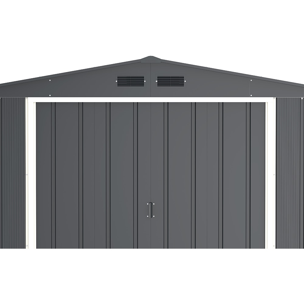 Casuta gradina DURAMAX Eco 10X12, otel, 322.1 x 362.7 x 196.1 cm, antracit