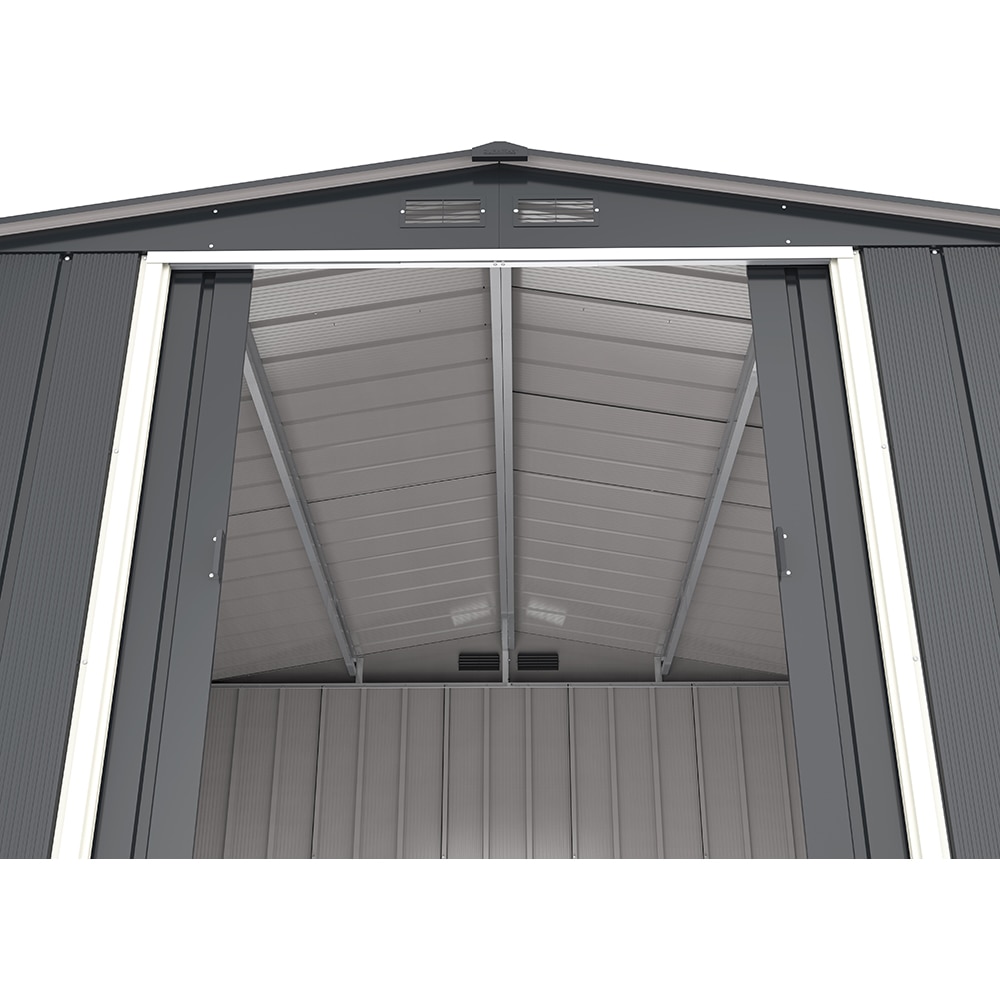 Casuta gradina DURAMAX Eco 10X12, otel, 322.1 x 362.7 x 196.1 cm, antracit