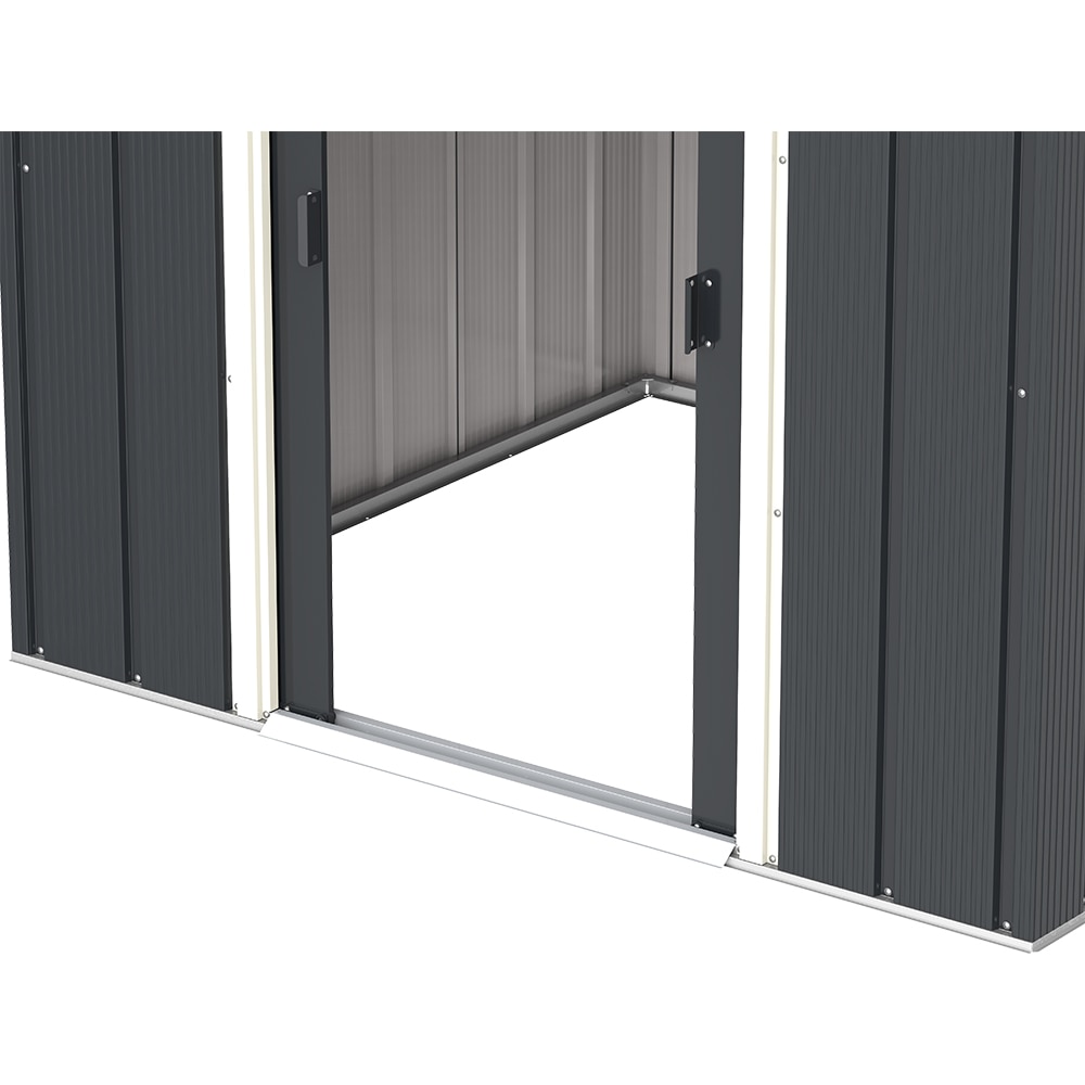 Casuta gradina DURAMAX Eco 6X6, otel, 202 x 182.2 x 180.5 cm, antracit