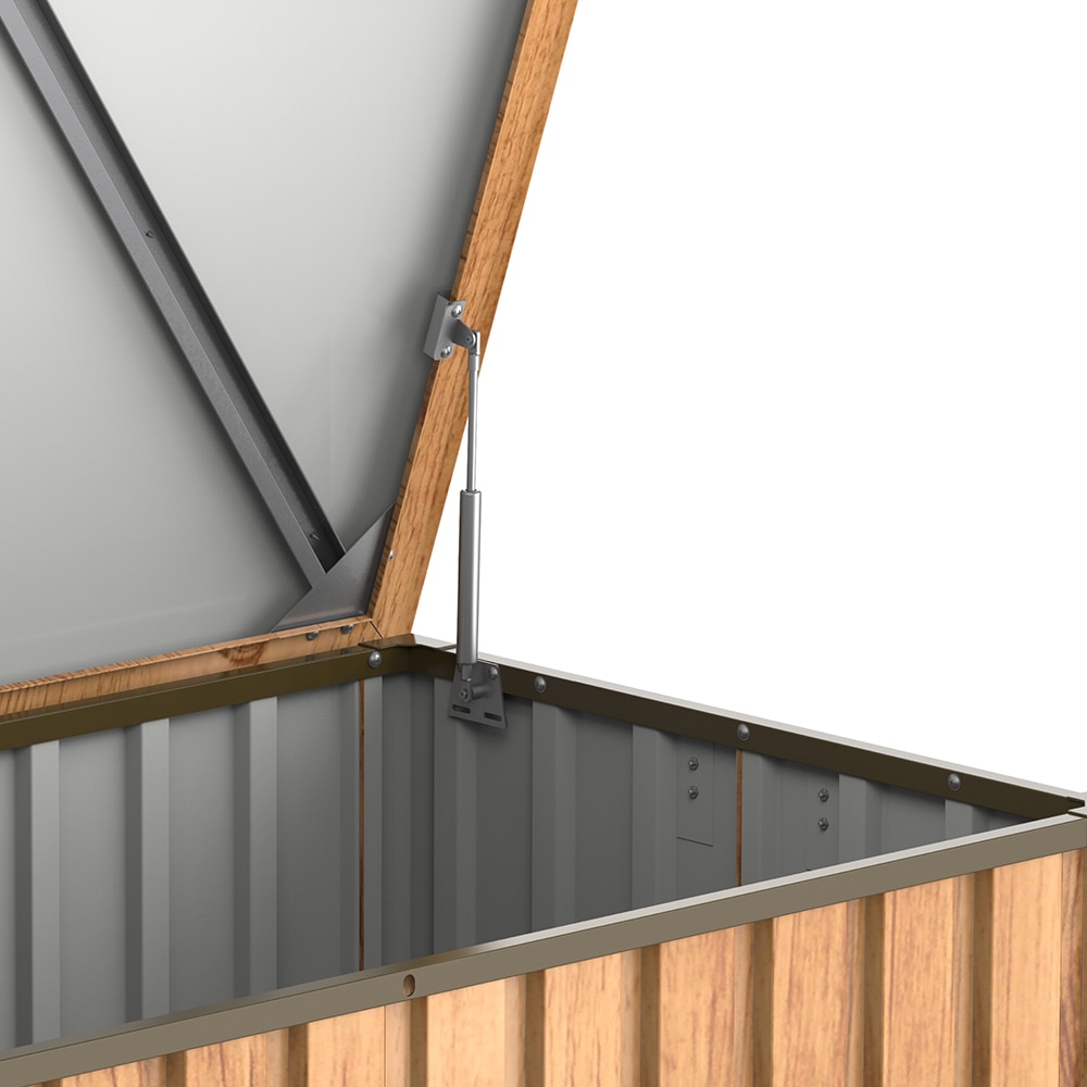 Lada depozitare gradina DURAMAX DH 1.3 585 L, 133.8 x 73 x 72.7 cm, maro