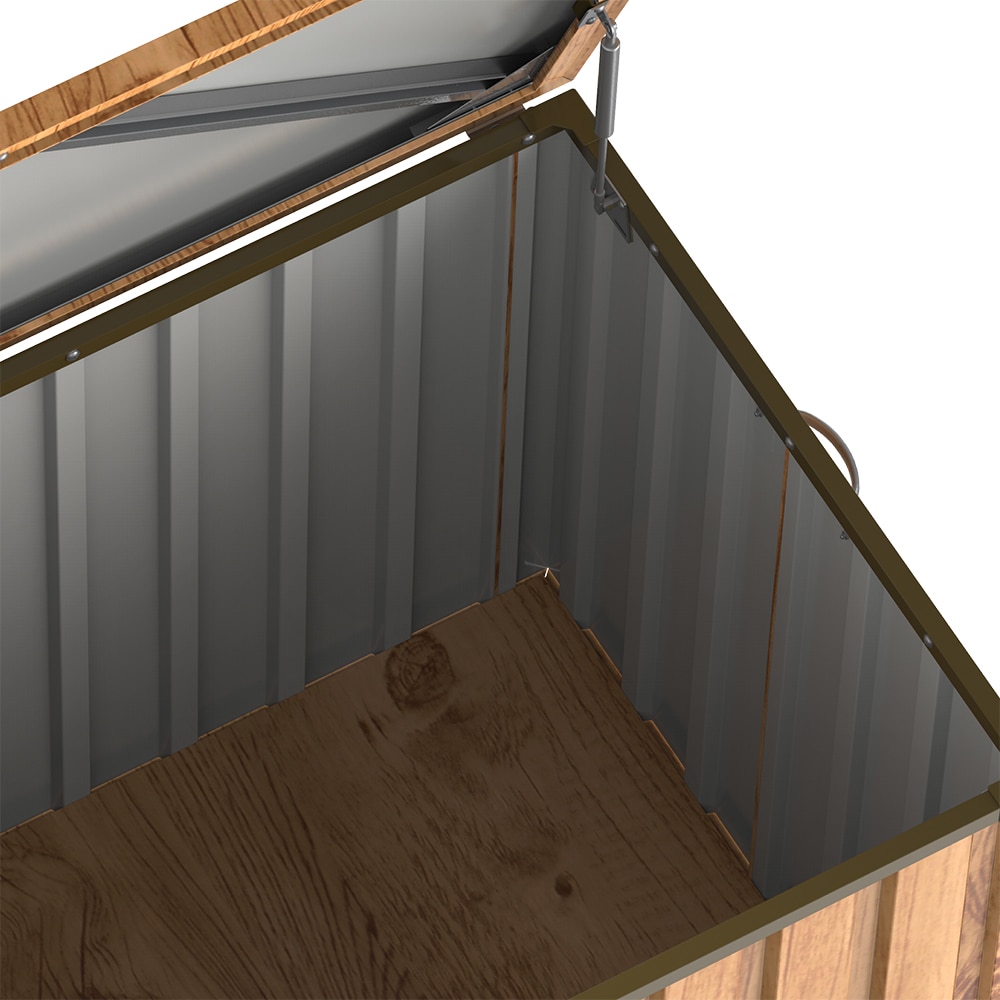 Lada depozitare gradina DURAMAX DH 1.3 585 L, 133.8 x 73 x 72.7 cm, maro