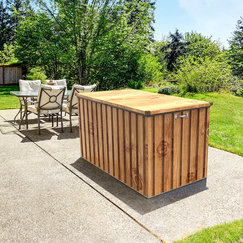 Lada depozitare gradina DURAMAX DH 1.3 585 L, 133.8 x 73 x 72.7 cm, maro