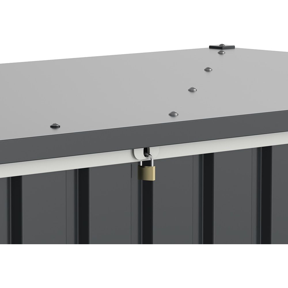 Lada depozitare gradina DURAMAX DH 1.3 585 L, 133.8 x 73 x 72.7 cm, antracit