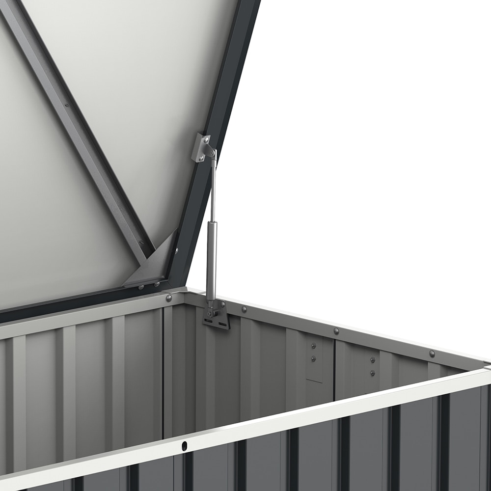 Lada depozitare gradina DURAMAX DH 1.3 585 L, 133.8 x 73 x 72.7 cm, antracit