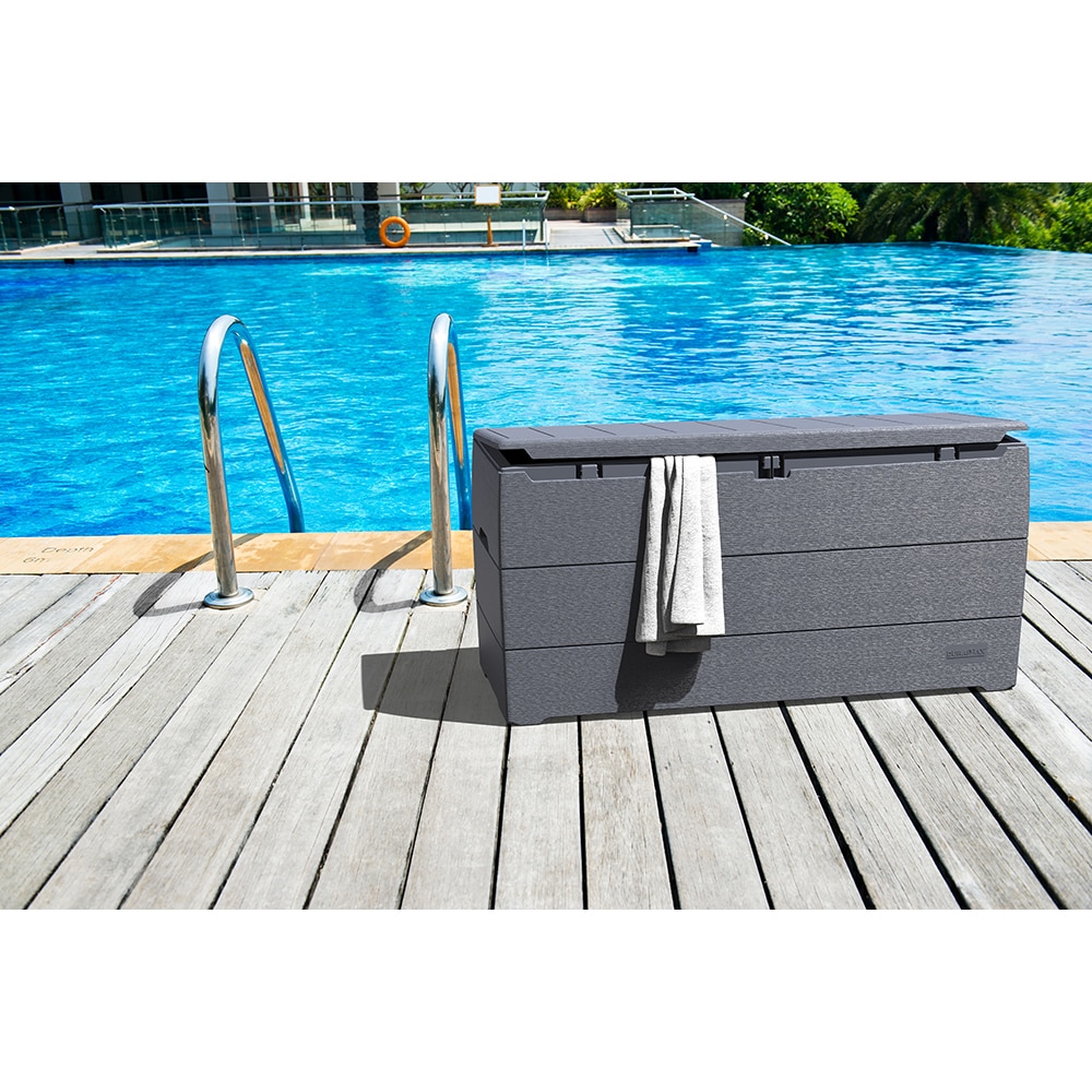 Lada depozitare gradina DURAMAX Durabox 270 L, 116.5 x 45 x 56 cm, gri