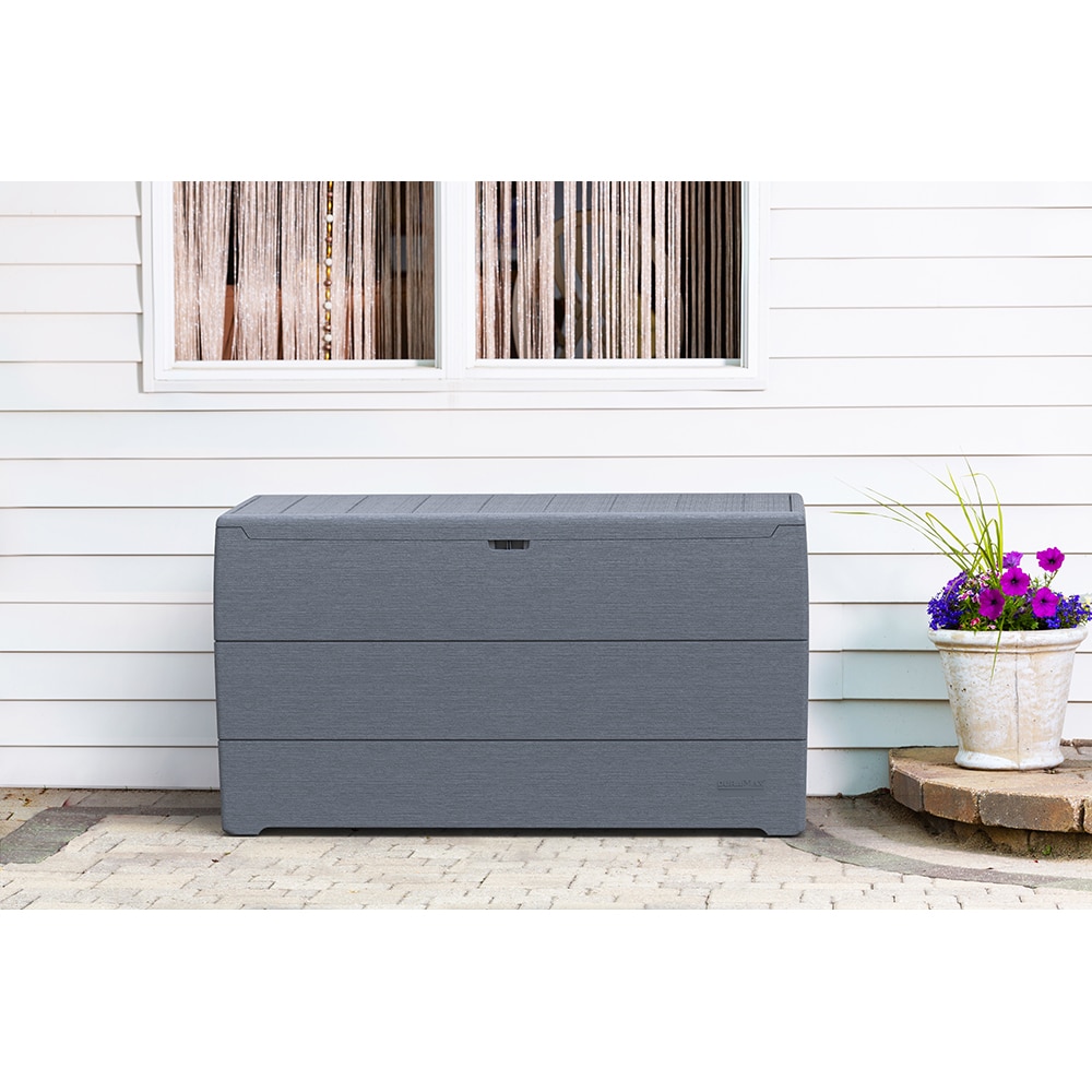 Lada depozitare gradina DURAMAX Durabox 270 L, 116.5 x 45 x 56 cm, gri