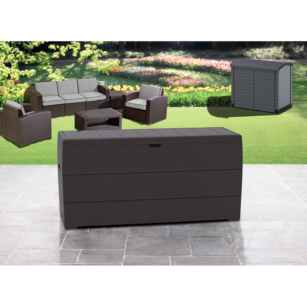Lada depozitare gradina DURAMAX Durabox 270 L, 116.5 x 45 x 56 cm, maro