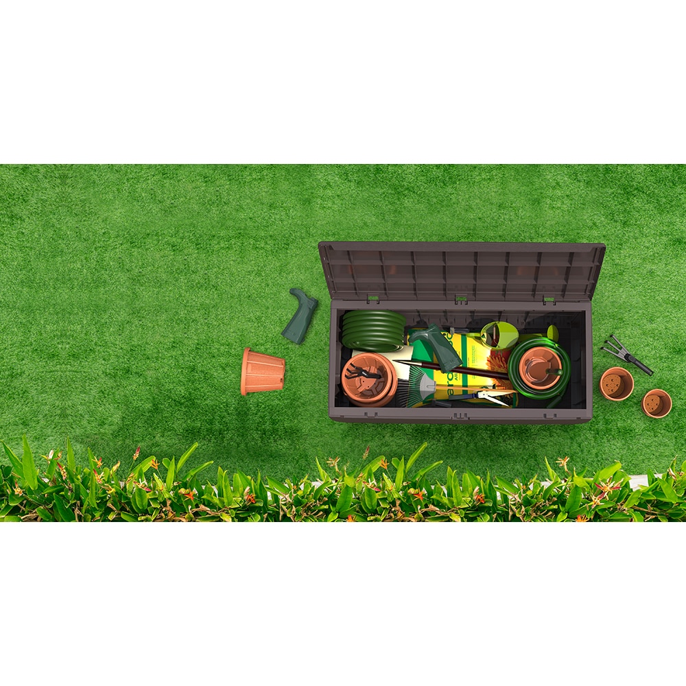 Lada depozitare gradina DURAMAX Durabox 270 L, 116.5 x 45 x 56 cm, maro