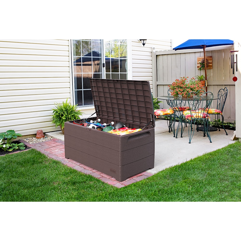 Lada depozitare gradina DURAMAX Durabox 416 L, 129.5 x 70 x 62.5 cm, maro