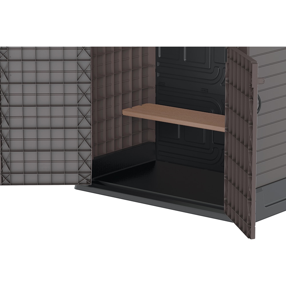 Dulap depozitare gradina DURAMAX Storeway 850 L, 130 x 74 x 110 cm, maro