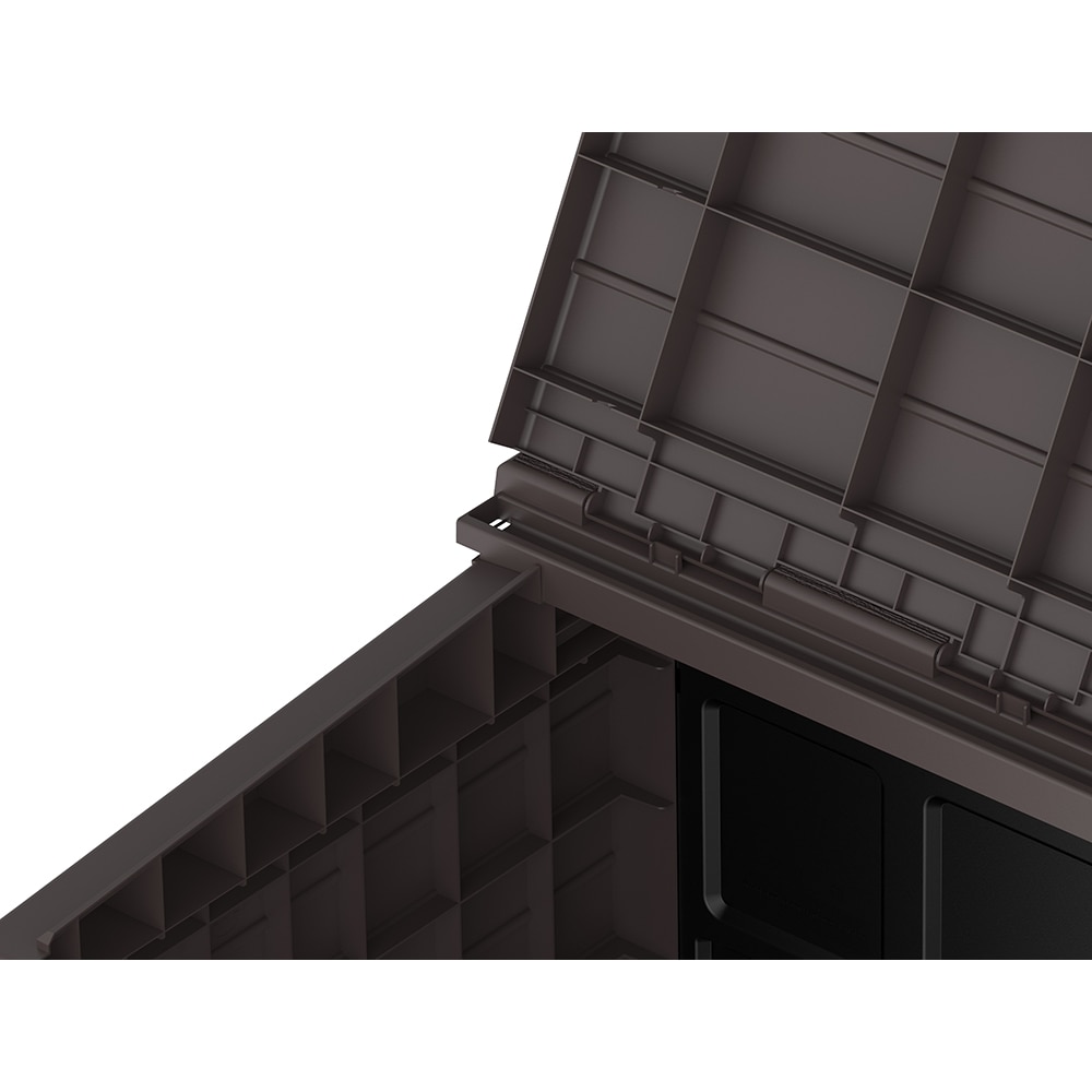 Dulap depozitare gradina DURAMAX Storeway 850 L, 130 x 74 x 110 cm, maro