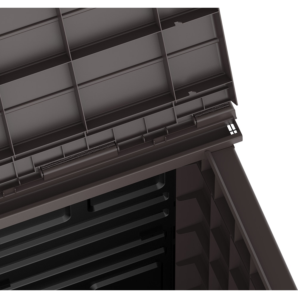 Dulap depozitare gradina DURAMAX Storeway 850 L, 130 x 74 x 110 cm, maro