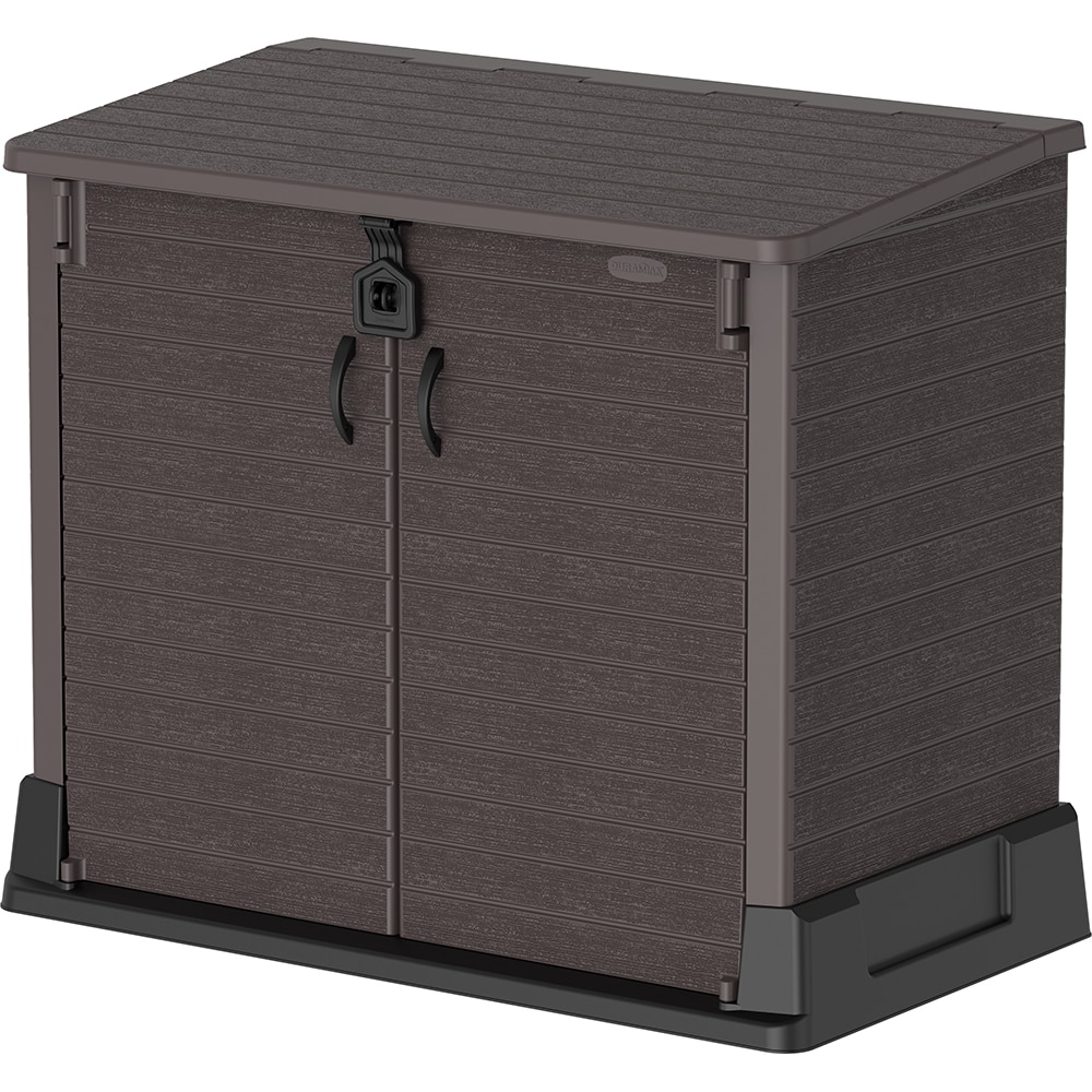 Dulap depozitare gradina DURAMAX Storeway 850 L, 130 x 74 x 110 cm, maro