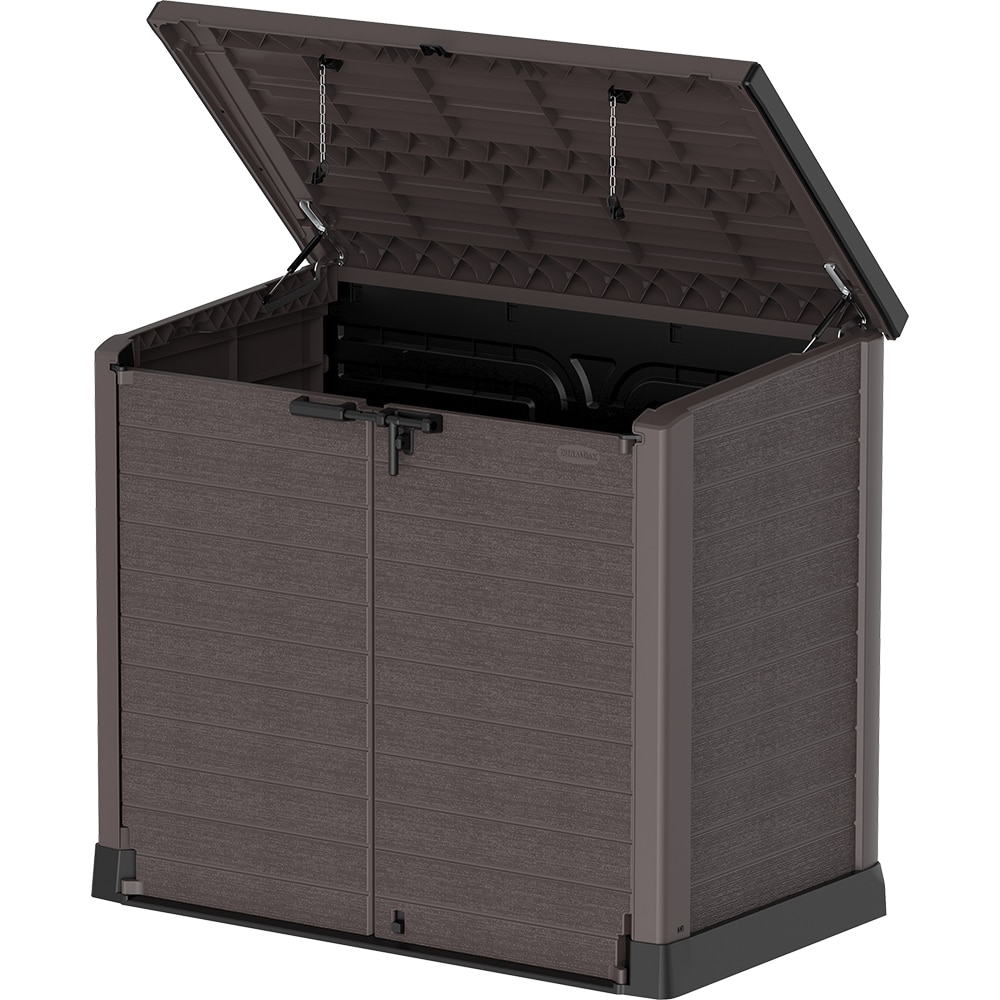 Dulap depozitare gradina DURAMAX Storeway 1200 L, 145 x 82.5 x 125 cm, maro
